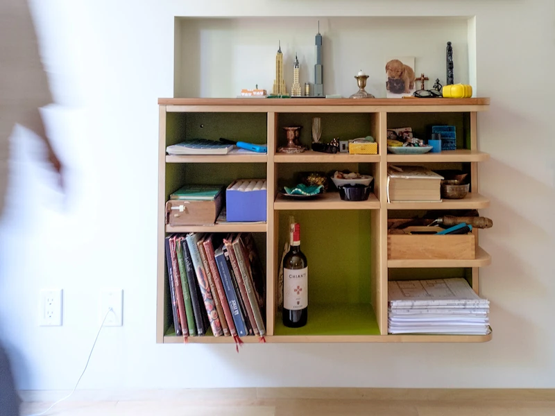 Photo d'un rangement personnalisé